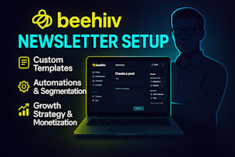 setup beehiiv newsletter, beehive landing page design beehiiv ai newsletter