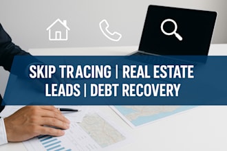 do accurate skip tracing for debt collectors, real estate, llc leads