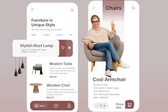 create a beautiful functional mobile app UI in figma