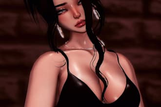 do custom vrchat avatar vrc avatar vr character vtuber 3d model