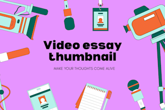 thumbnails for your video essay