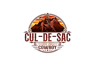 create attractive and imagination cowboy logo  design