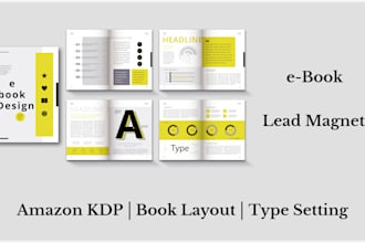 design PDF ebook, lead magnet, and book layout