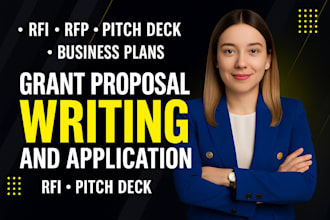 do grants research, grant proposal, grant application, business plan