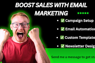 create and manage professional mailchimp email marketing campaigns