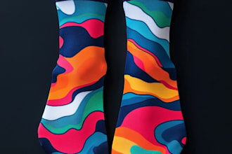make a unique socks design for your brand