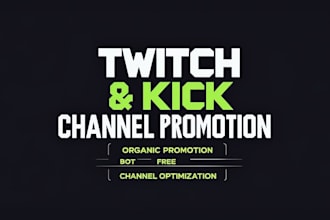 twitch channel promotion for live viewers, chatter, twitch affiliate for viewers