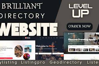 build brilliant directory website using mylisting geodirectory listingpro