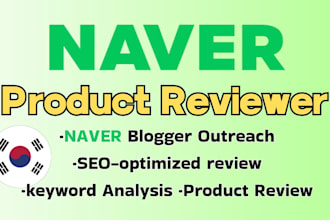 outreach korean product reviewers on naver blog to promote your product