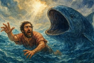 illustrate christian storybook, bible themed story watercolor, 3d for amazon kdp
