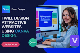 create attractive and fully functional websites using canva and make it live