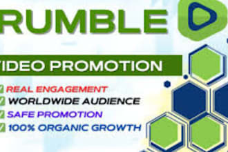 rumble video promotion, rumble promotion, video SEO