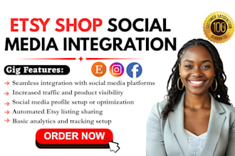 do etsy shop social media integration for your etsy store