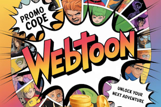do professional and organic promotion for your webtoon