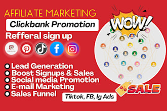 do affiliate referral link promotion affiliate link sign  up clickbank marketing