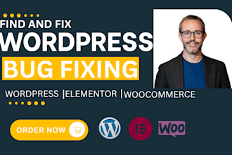 fix wordpress bugs, critical errors, woocommerce issues, and site problem