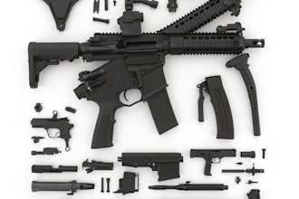 sculpt 3d airsoft gun cosplay weapon model 3d cosplay gun props for 3d printing