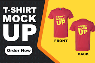 create professional t shirt mockup