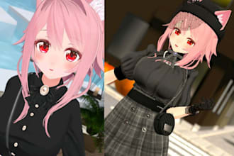 fix, rigging vrchat avatar, furry avatar, vrc , vr character vseeface, vroid vrm