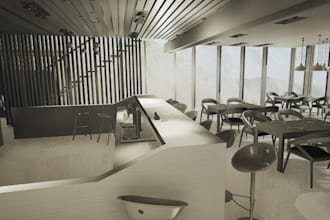 do 3d designs of shipping container, tiny houses, restaurants, cafes, and kiosks