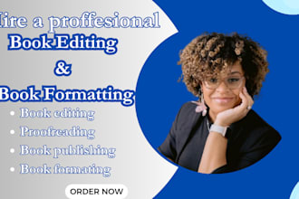 ghostwrite your book and format it for amazonkdp and kindle publishing