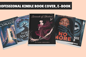 design kindle book cover, e book cover , and amazon book cover