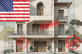 draw and stamp civil and structural drawings for city permit in all USA states