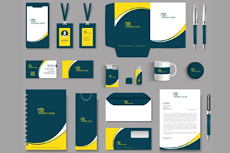 design professional letterhead business card and stationery design