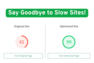 fix slow loading, boost website speed, core web vitals n SEO