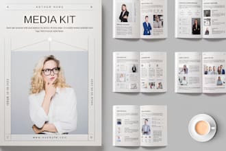 create a professional epk, press release, press kit, media kit, and one sheet