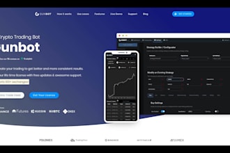 build crypto trading bot, crypto bot on binance, bybit, okx, coinbase, kraken