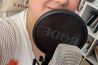 do voiceover for audiobooks, explanatory videos, phone announcements and more