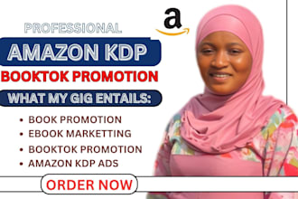do booktok,tiktok video ads amazon kdp ads book promotion ebook formatting