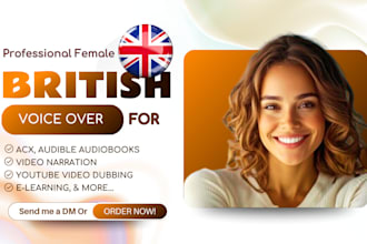 narrate acx audiobook with british female voice over elearning youtube narration