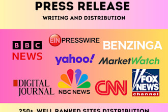 write and submit press release for pr distribution