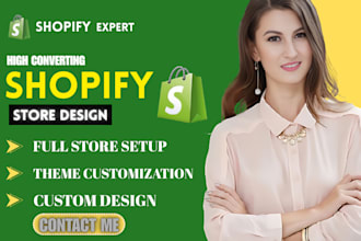 create a shopify jewelry, fashion , pet, clothing website dropshipping store