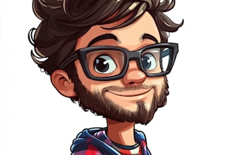 design unique cartoon character, mascot logo