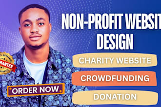 non profit website, charity website, donation website, fundraising website 501c3