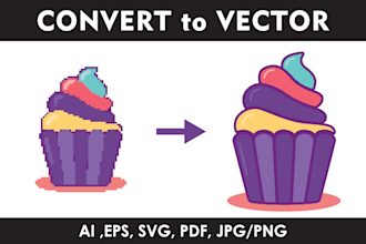 convert your logo to vector, vectorize image in 24 hours