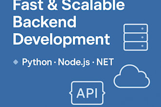 develop fast, scalable backend and web applications