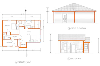 create architectural drawing, site plan, plot plan fast for city permit
