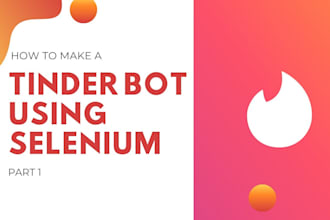 build tinder bot, grindr bot, scruff bot, jackd bot, hornet bot, okcupid bot