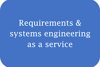 provide systems and requirements engineering as a service