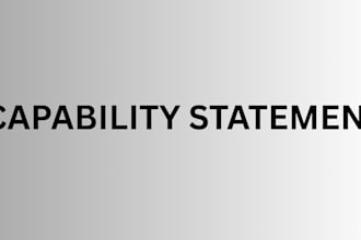 do capability statement for your business