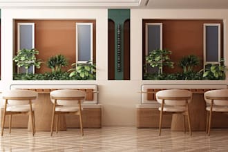 do luxurious interior design for hotels, resorts, bars, cafes, and restaurants