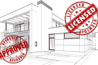 do civil engineer, usa pe stamp, california stamp, florida stamp for city permit