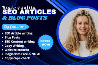 write seo blog post, google scholar article writing, website, brand copywriting