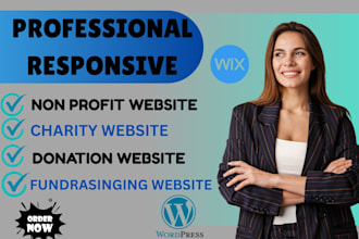 create professional non profit website for nonprofit nd charity on wordpress