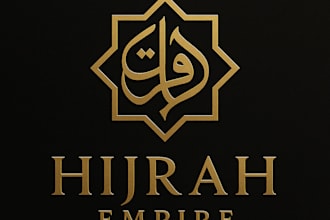 design a professional and elegant black and gold logo for your business