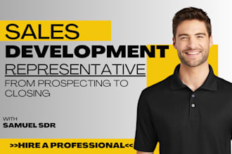 sales development representative salesperson close high ticket sales deals sdr
